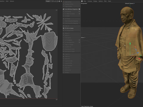 Sardar patel statue Modèle 3D