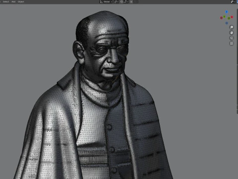 Sardar patel statue 3D Model