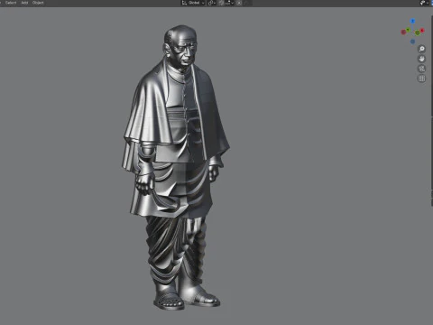 Sardar patel statue 3D Model