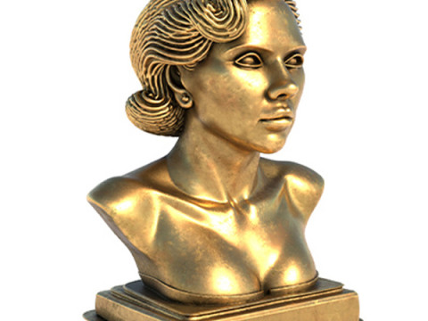 Scarlett statue 3D Model