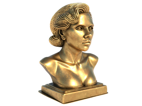 Scarlett statue Modelo 3D