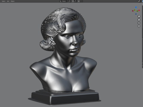 Scarlett statue Modelo 3D