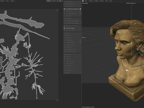 Scarlett statue Modelo 3D
