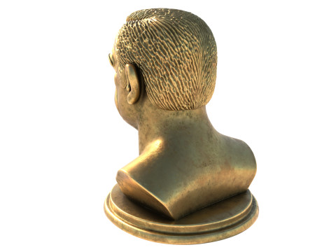 Sean Connery statue 3D Model