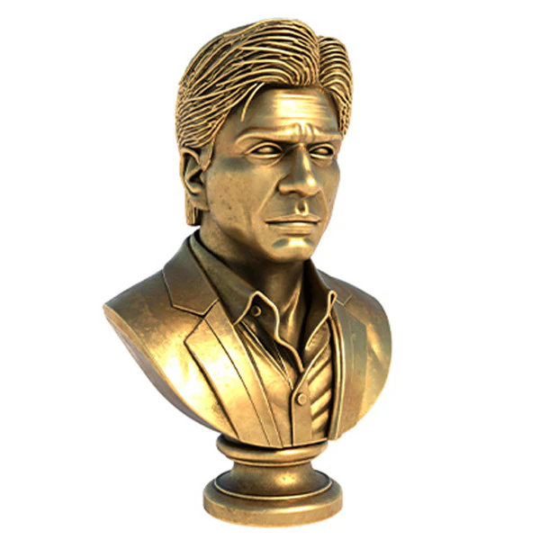 Shah Rukh Khan statue 3D Model .c4d .max .obj .3ds .fbx .stl .blend 