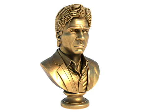 Shah Rukh Khan statue 3D Model