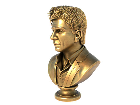 Shah Rukh Khan statue Modello 3D