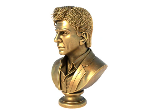 Shah Rukh Khan statue 3D Model