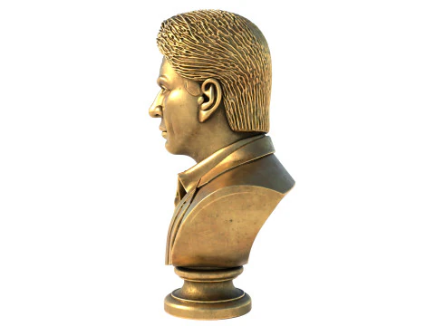 Shah Rukh Khan statue 3D Model