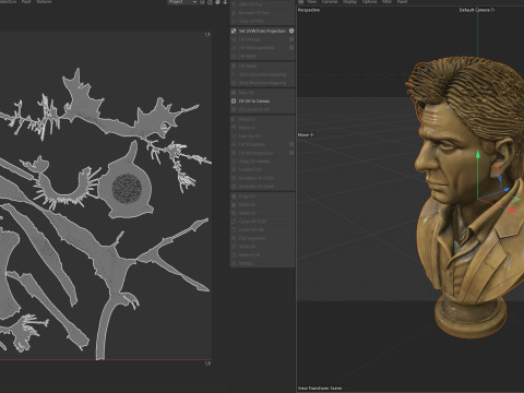 Shah Rukh Khan statue Modello 3D