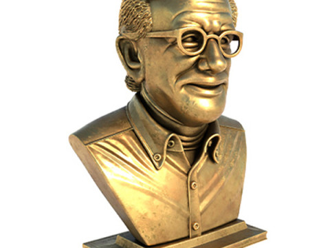 Steven Spielberg statue 3D Modell