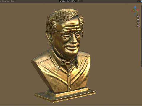 Steven Spielberg statue 3D 模型
