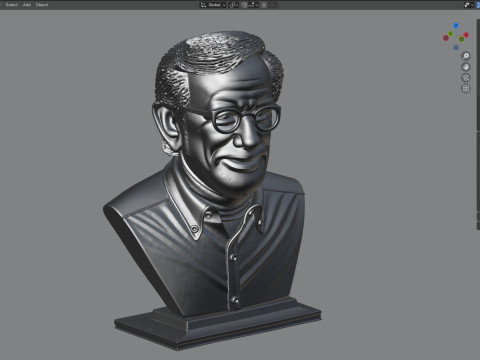 Steven Spielberg statue 3D 模型