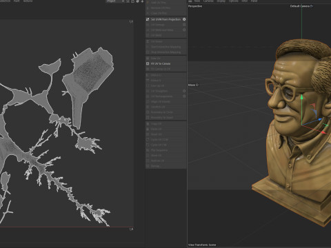 Steven Spielberg statue 3D 模型
