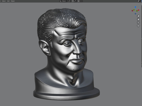 Sylvester statue 3D Model