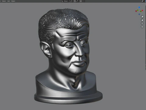 Statua di Silvestro Modello 3D