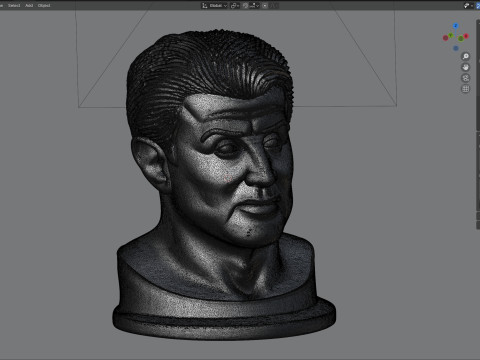 Sylvester statue 3D Model