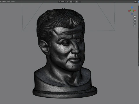 Statua di Silvestro Modello 3D