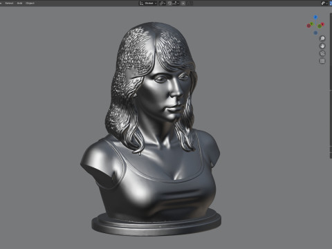 Taylor statue Modello 3D