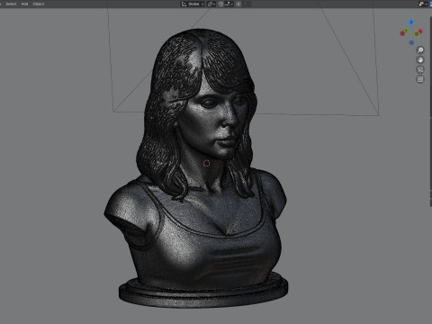 Taylor statue Modello 3D