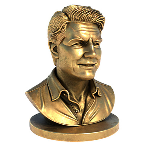 Tom cruise statue 3D Model .c4d .max .obj .3ds .fbx .stl .blend 