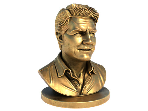 Tom cruise statue 3D Model