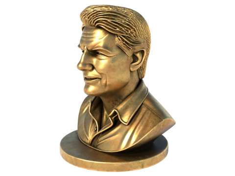 Tom cruise statue 3D Model