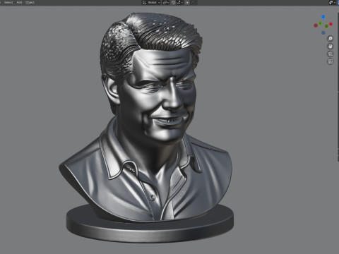 Tom cruise statue 3D Model