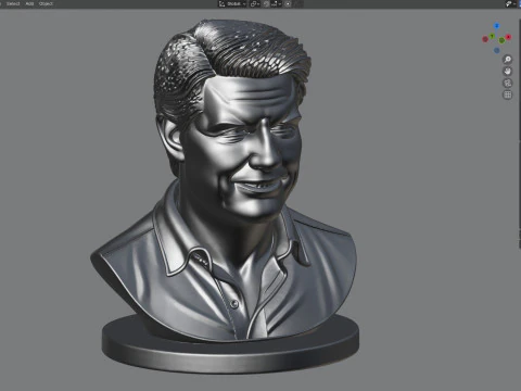 Tom cruise statue 3D Model