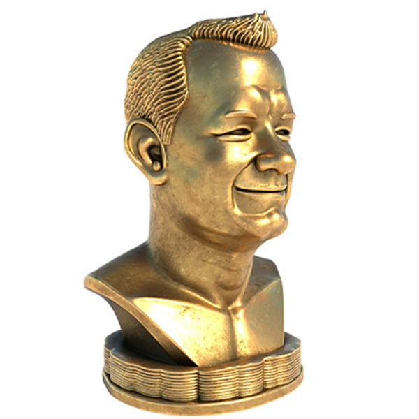 Tom Hanks statue 3D Model .c4d .max .obj .3ds .fbx .stl .blend 