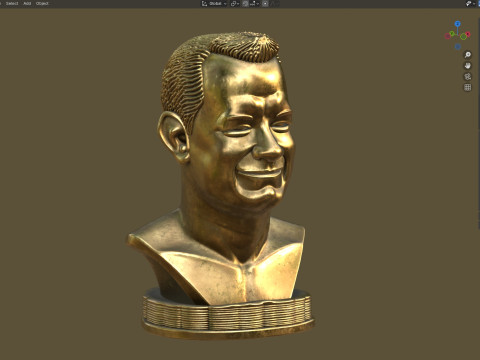 Tom Hanks statue 3D Model