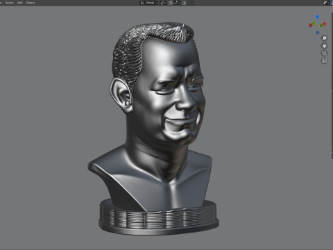 Tom Hanks statue 3D Model