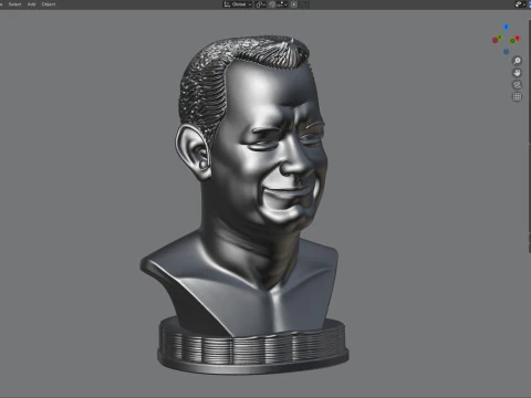 Statua di Tom Hanks Modello 3D