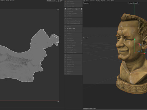 Tom Hanks statue 3D Model
