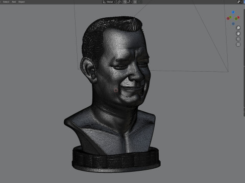 Tom Hanks statue 3D Model