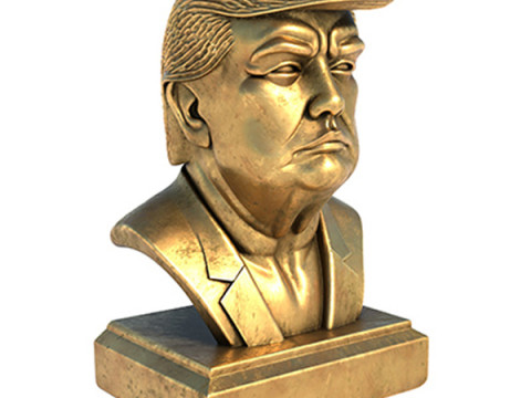 Trump statue 3D Model