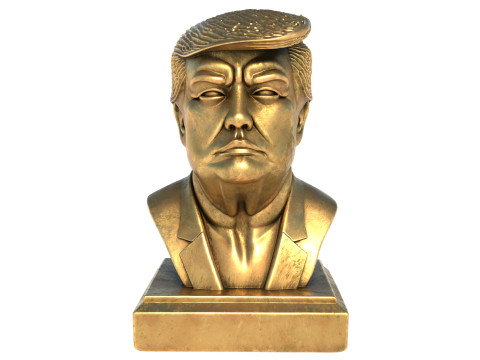 Trump statue Modello 3D