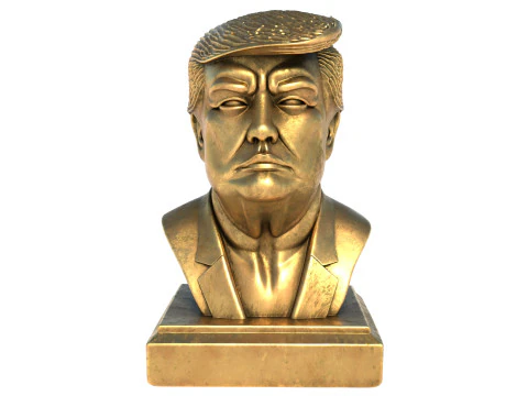 Trump statue 3D Model