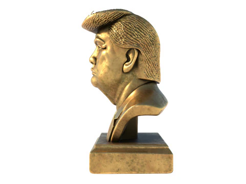 Trump statue 3D Model