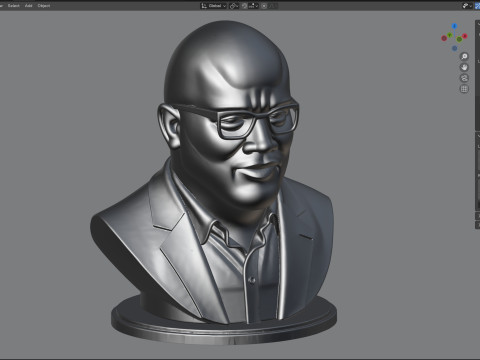Tyler statue Model 3D