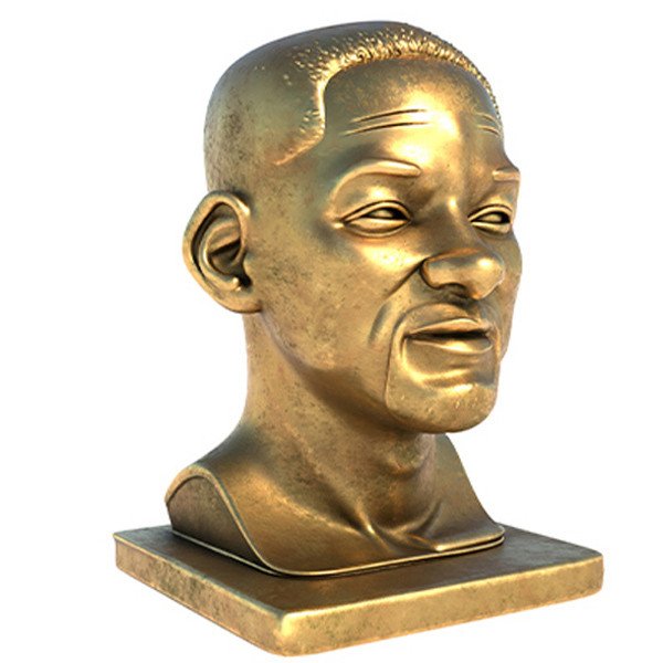 Will smith statue Modelo 3D .c4d .max .obj .3ds .fbx .stl .blend 