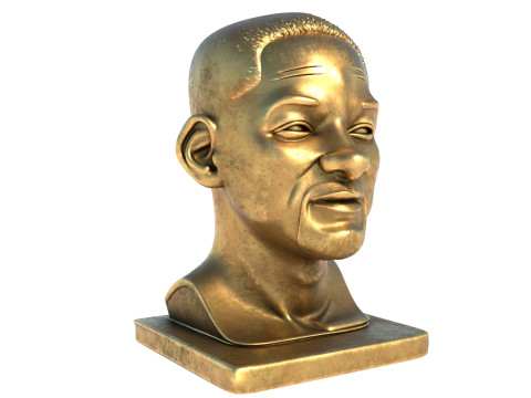 Will smith statue Modelo 3D