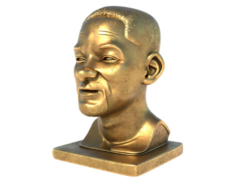 Will smith statue Modelo 3D