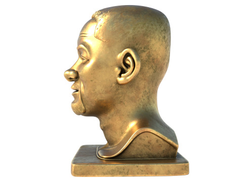 Will smith statue Modelo 3D
