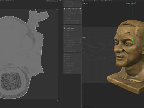 Will smith statue Modelo 3D