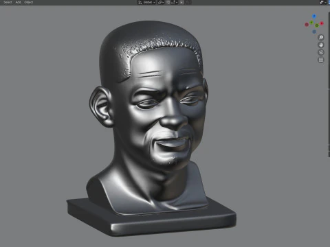 Will demirci heykeli 3D Model