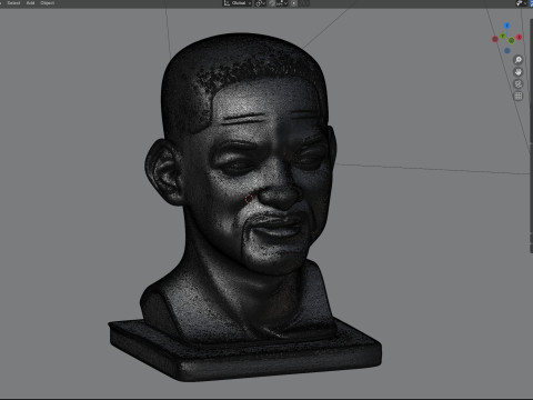 Will smith statue Modelo 3D