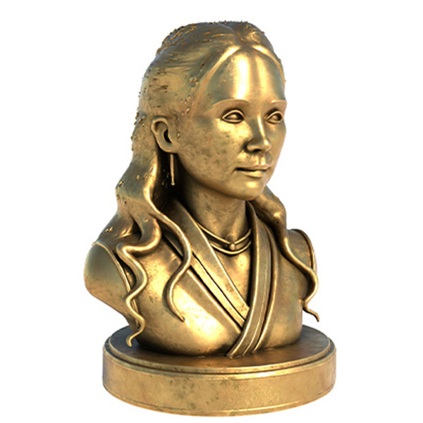 Zhang Ziyi statue 3D Model .c4d .max .obj .3ds .fbx .stl .blend 