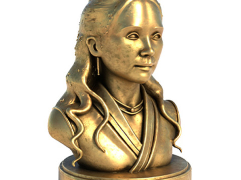 Zhang Ziyi statue 3D Model