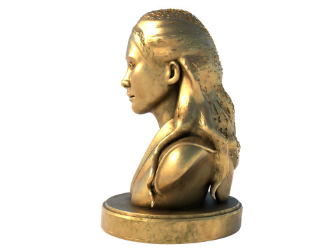 Zhang Ziyi statue 3D Model